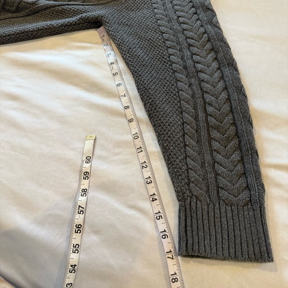 Tilley Cable Kit Sweater Men's Gray Size M - Picture 9 of 11